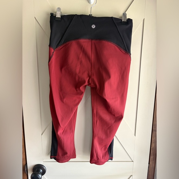 Lululemon Train Times Crop 17" Leggings Mid Rise Women’s Size 6 - Picture 2 of 6